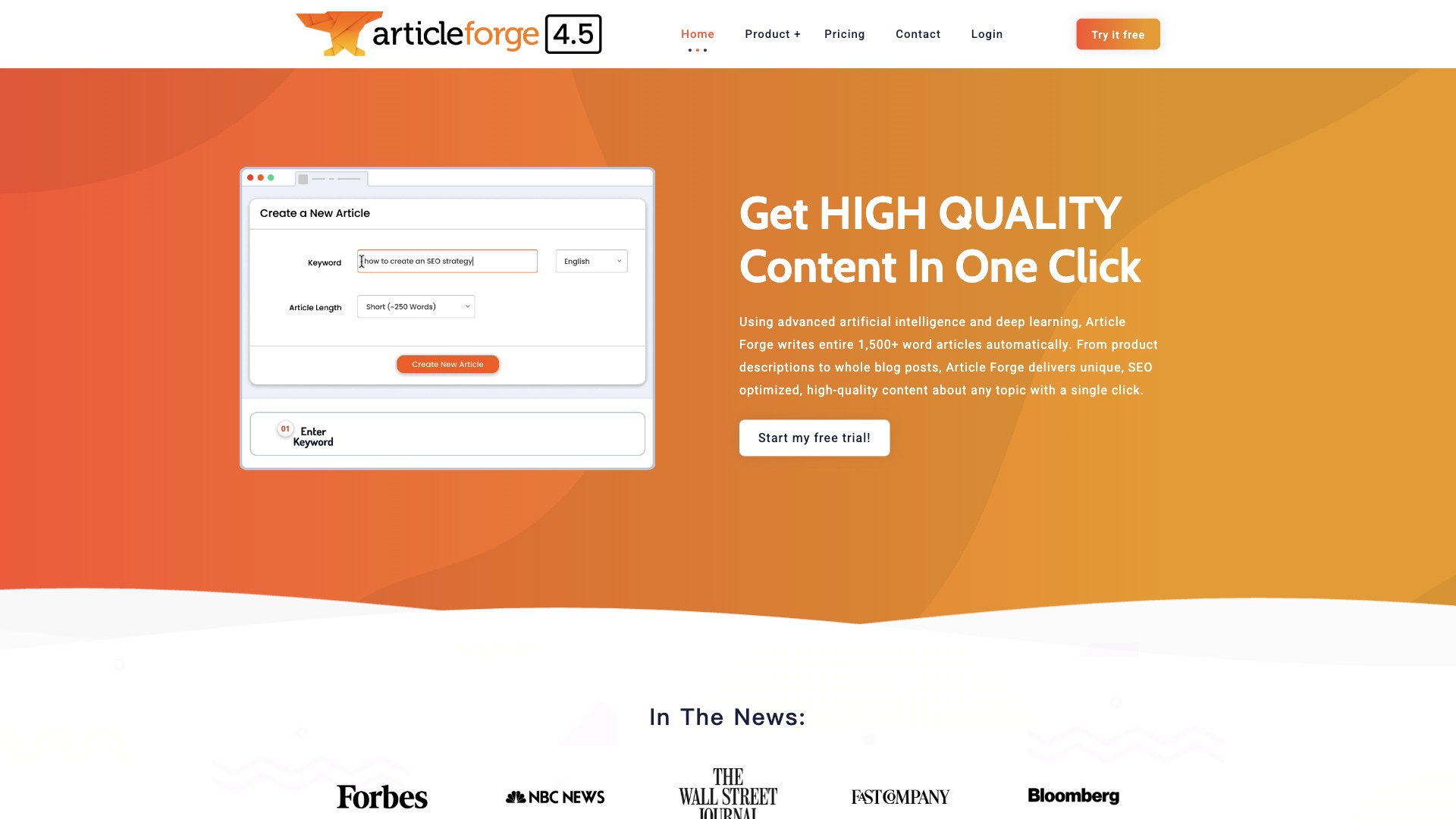 Article Forge截图