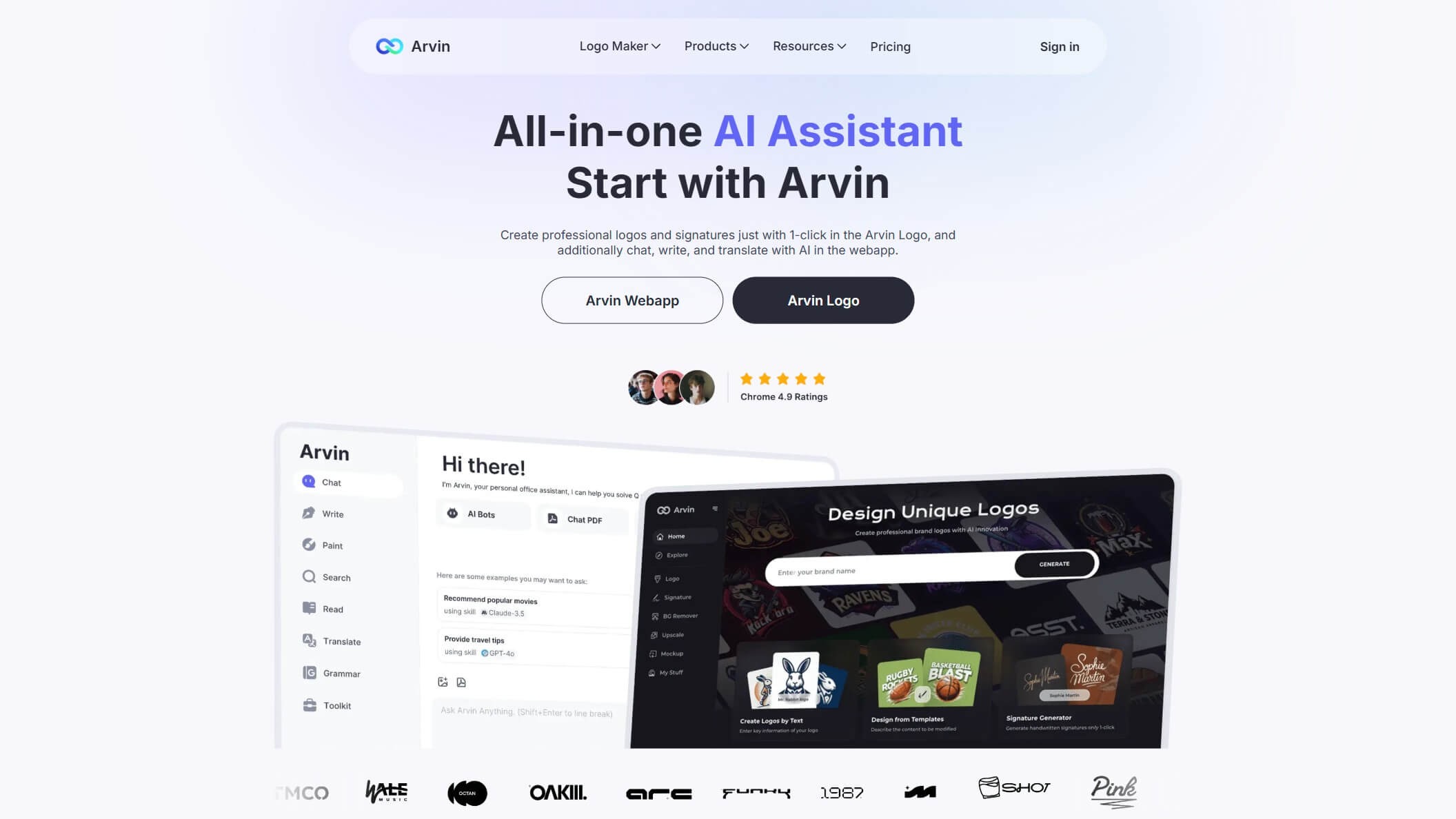Arvin AI截图