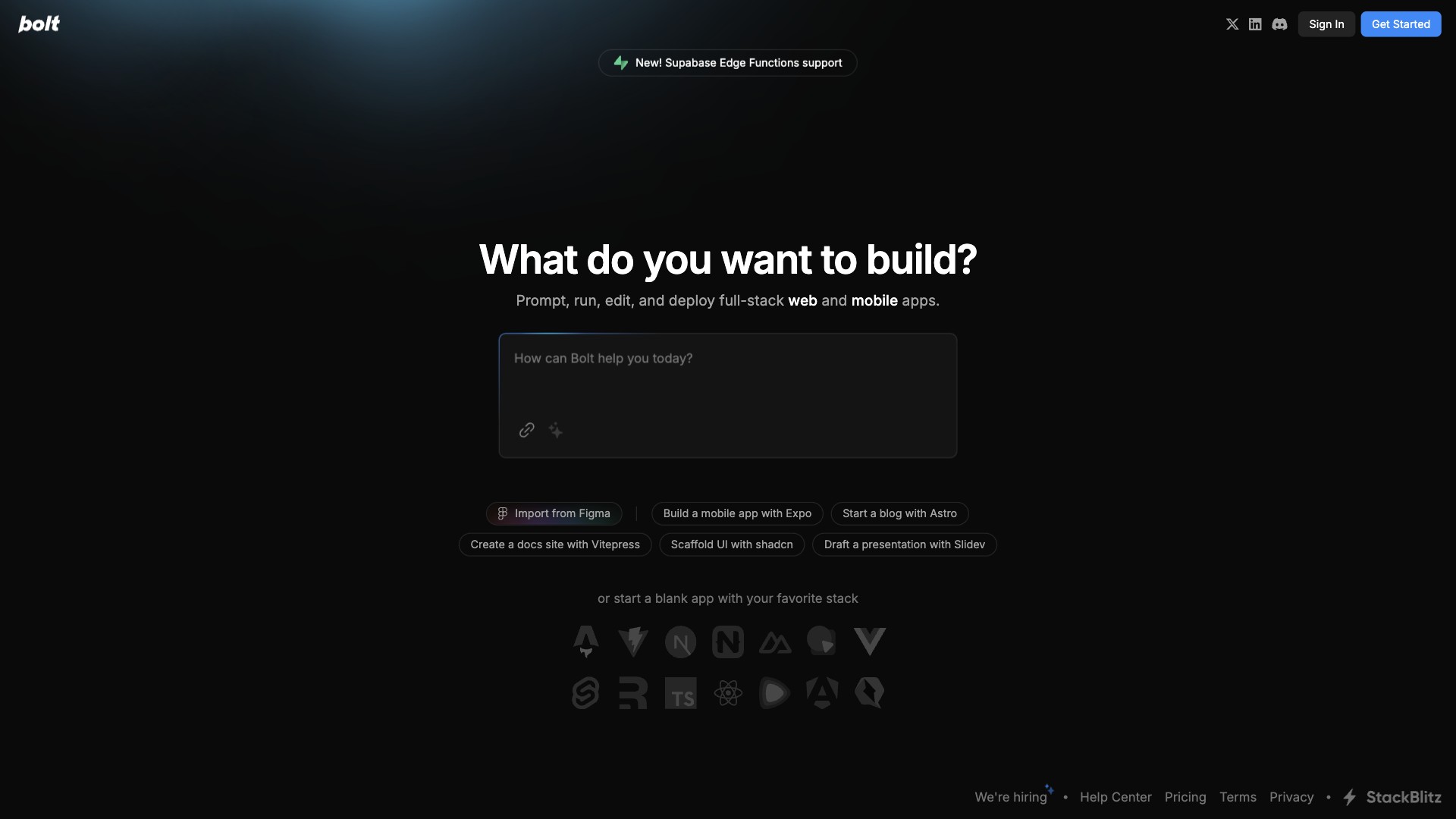 Bolt.new截图