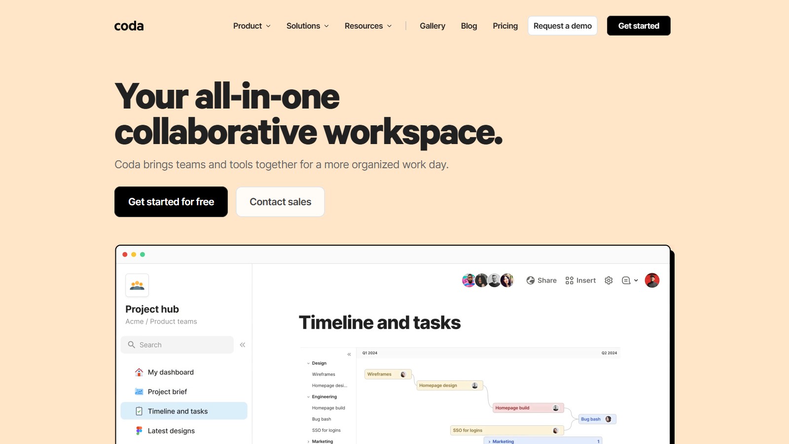 Coda screenshot