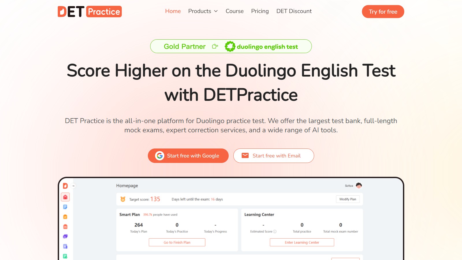DET Practice截图
