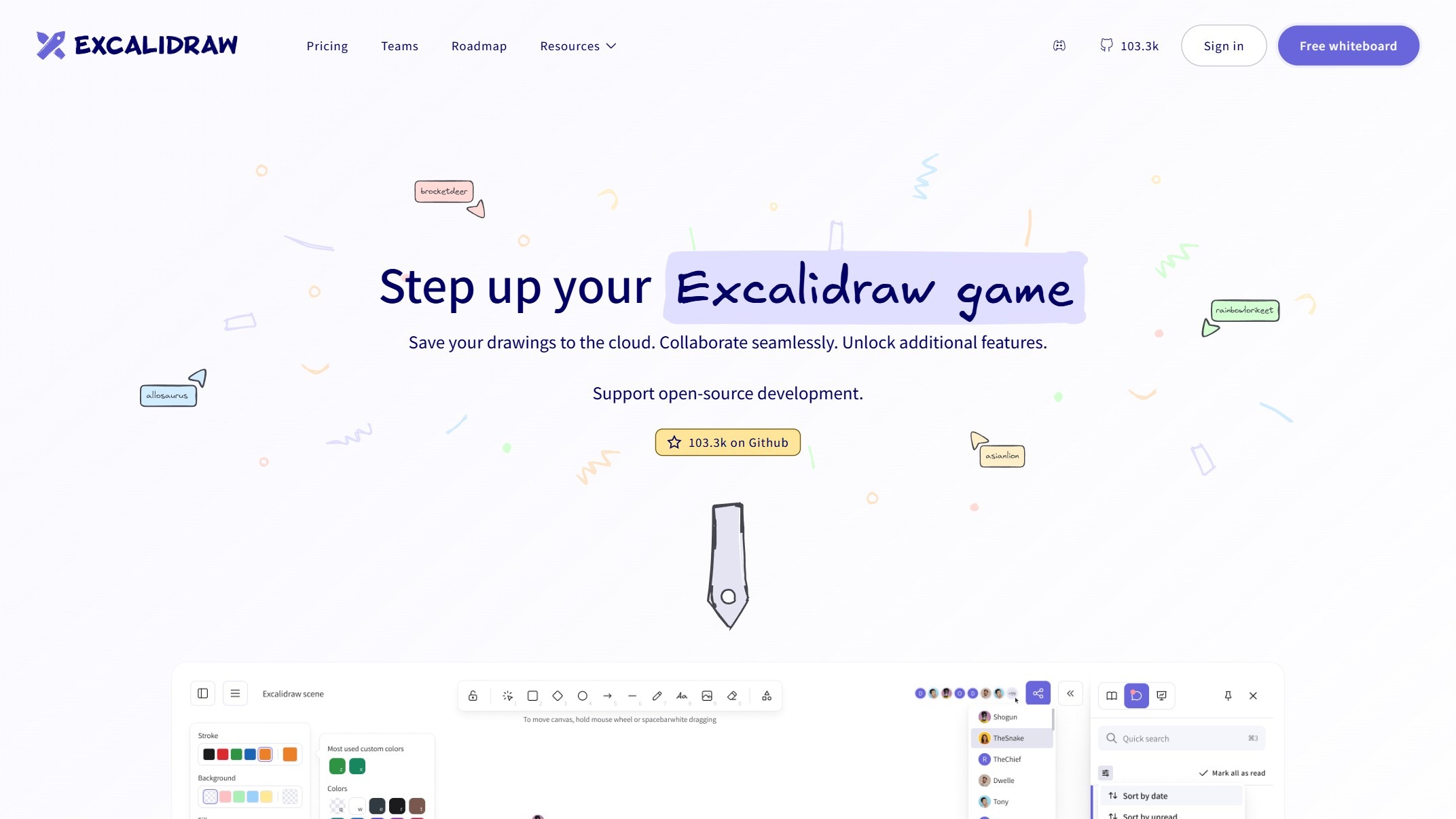 Excalidraw截图