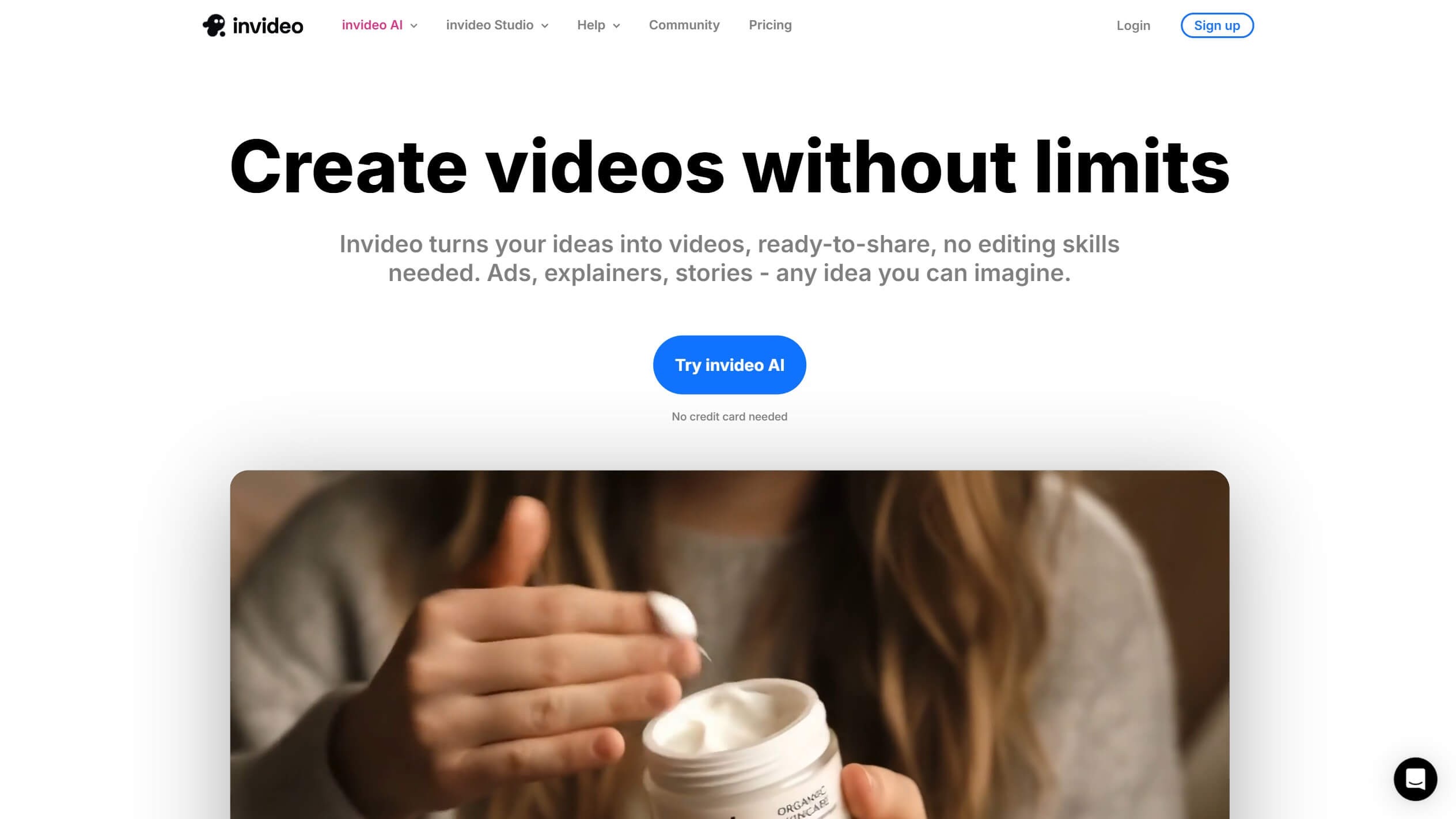 InVideo AI截图