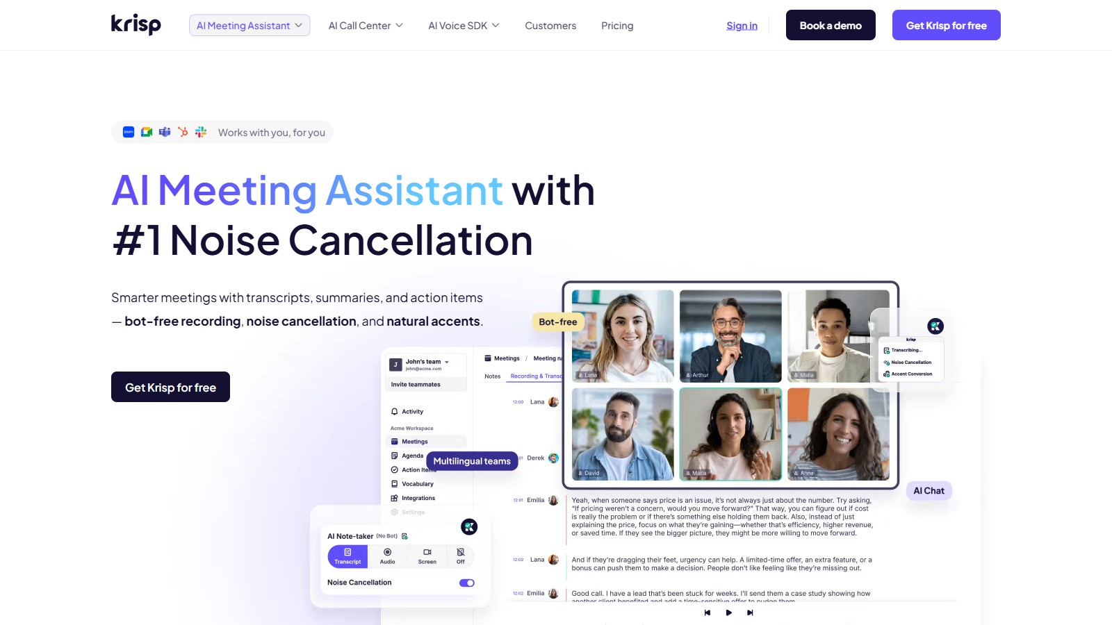 Krisp  screenshot