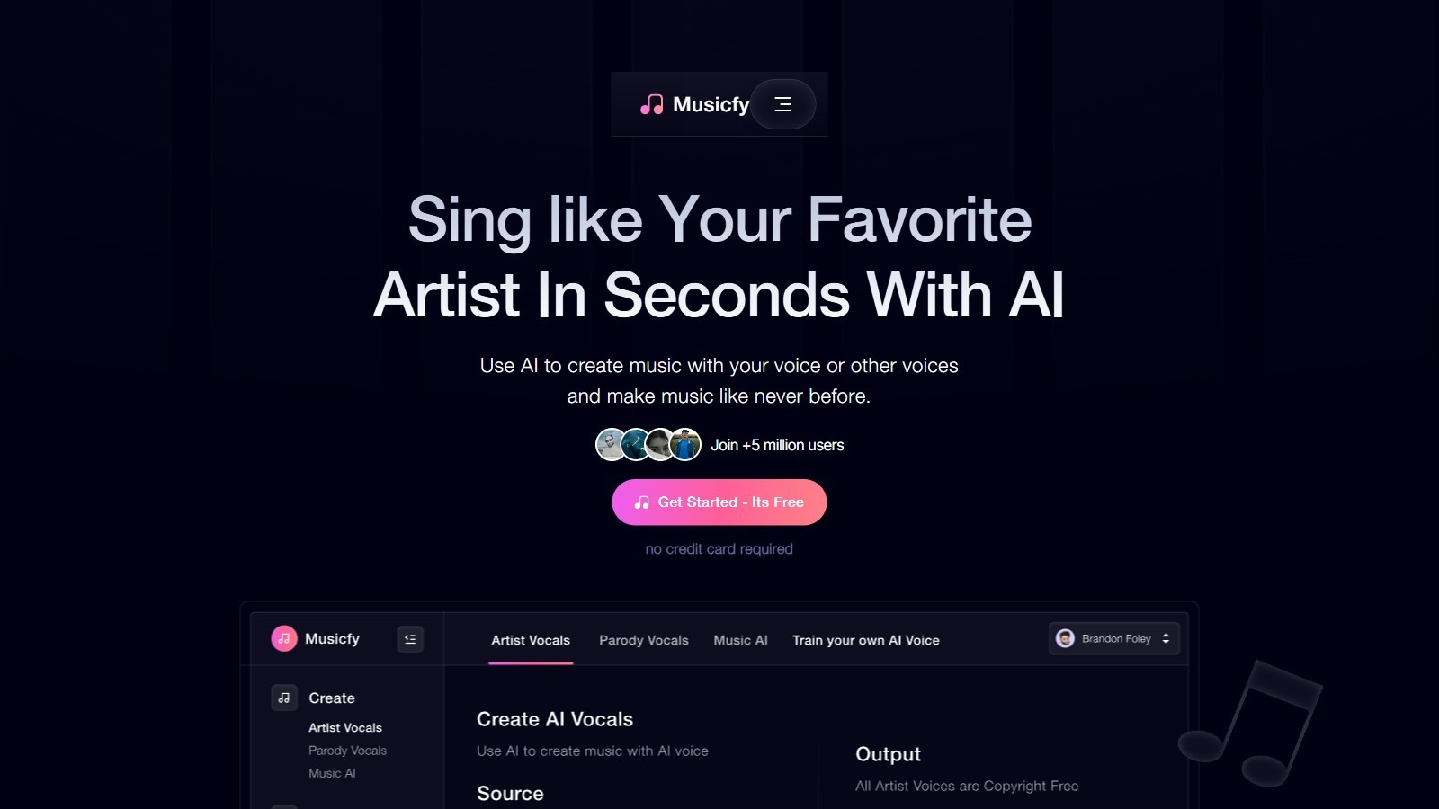 Musicfy AI截图