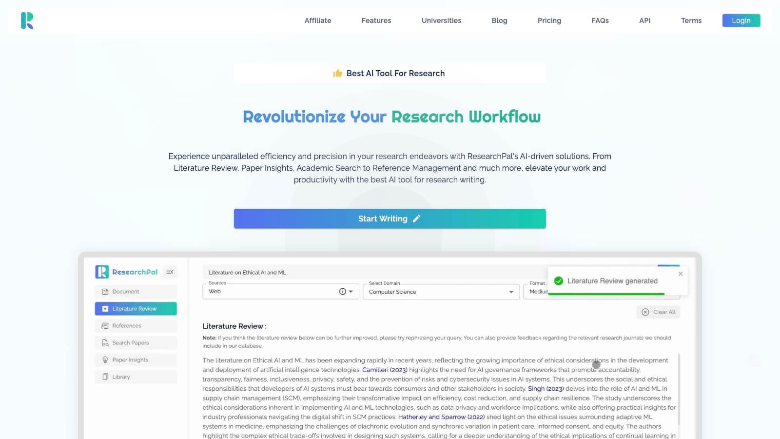 ResearchPal截图