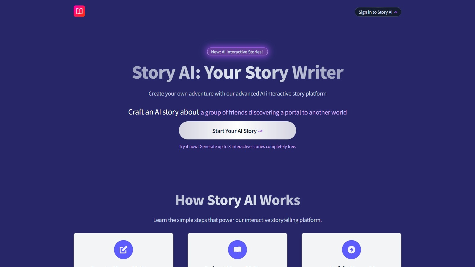 Story AI截图