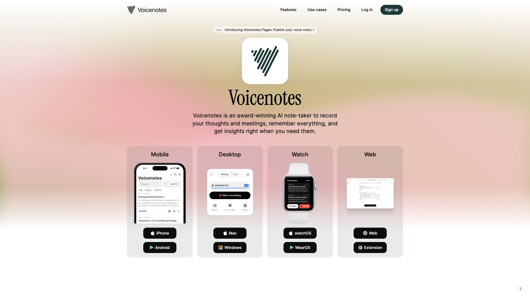 Voicenotes截图