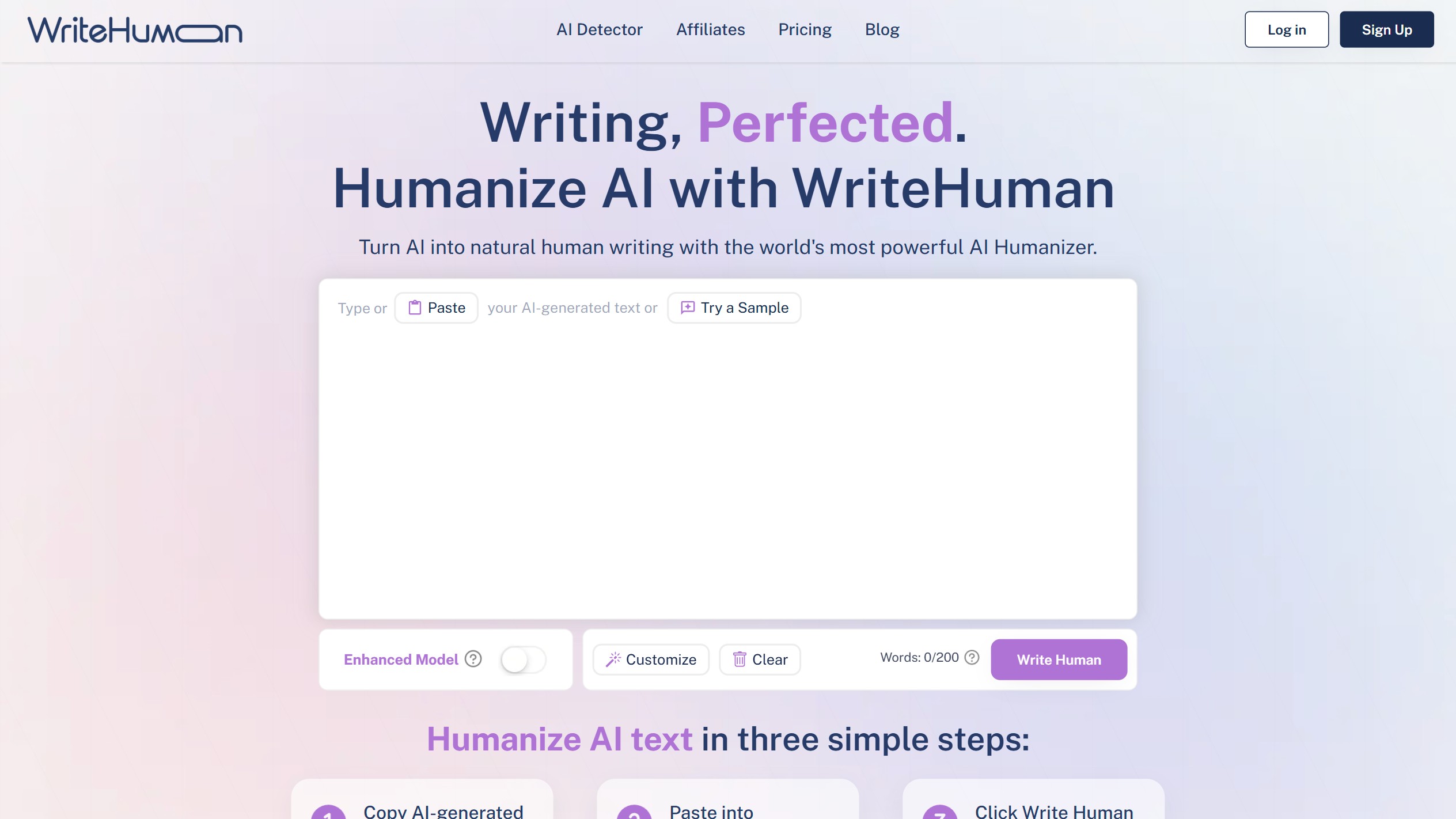 WriteHuman截图