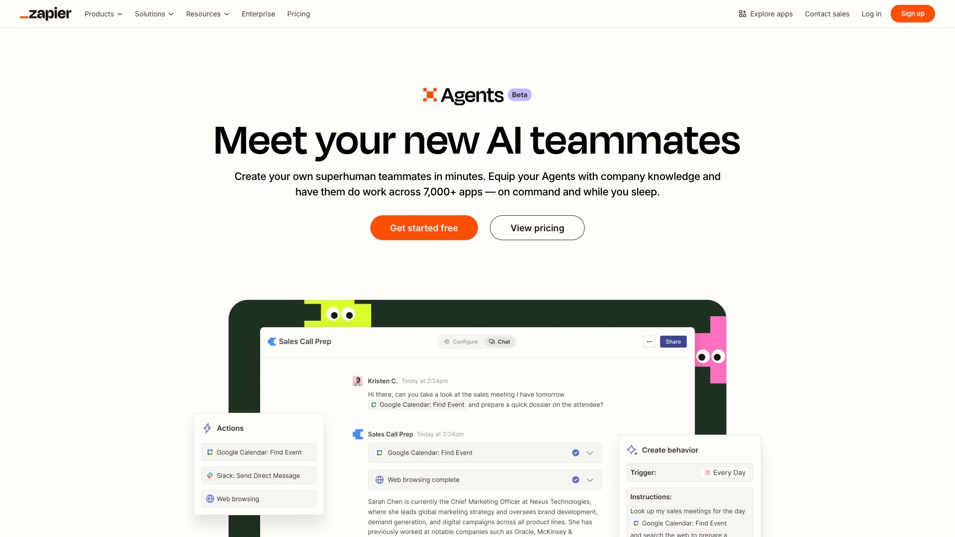 Zapier Agents截图